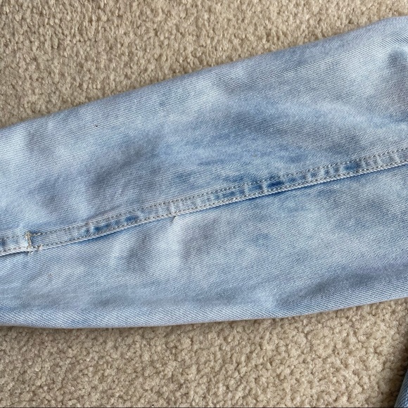 Garage Oversized Boyfriend Denim Acid Wash Jacket - Picture 6 of 8